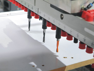 HB221 Woodworking drilling machine (Double row drilling)