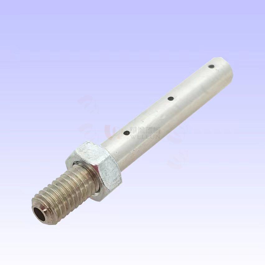 Labeling machine blowing rod