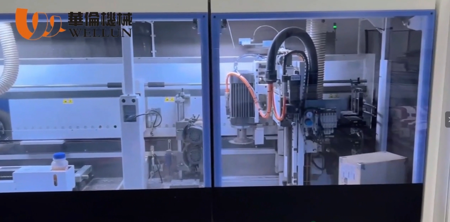 Scene demonstration video of intelligent edge banding detection system for sheet materials (1