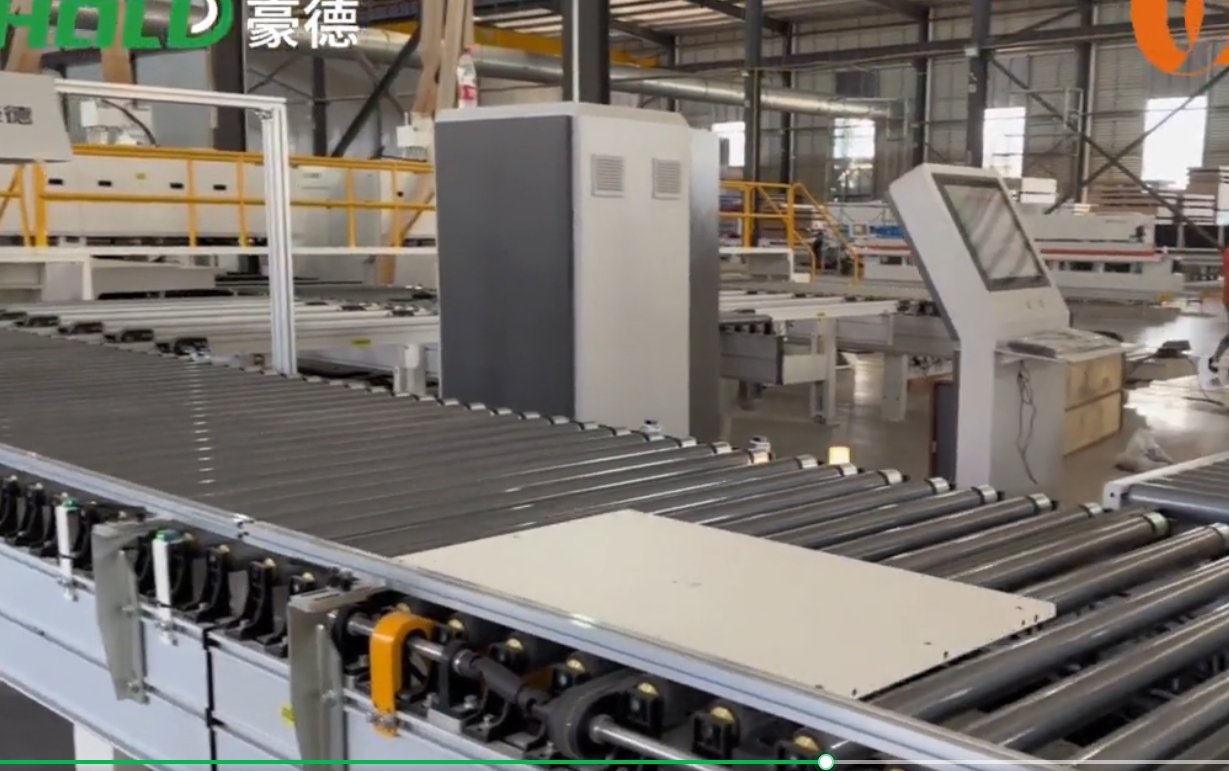 Operation process of the entire factory edge banding machine