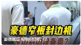 Haode Exhibit - Narrow Plate Edge Banding Machine (2