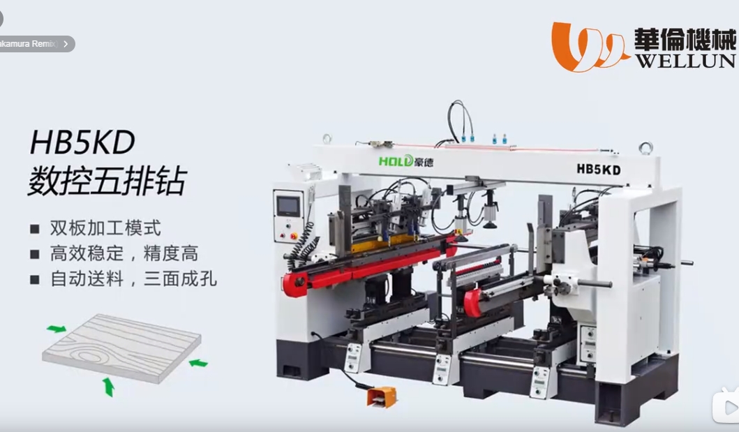 CNC five-row drill 2 (1