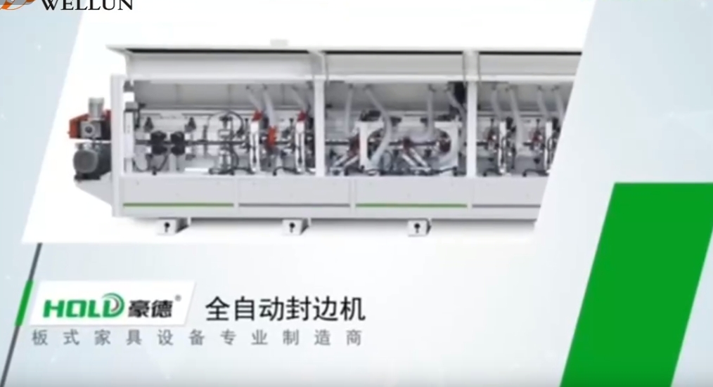 All-aluminum furniture production line - Fully automatic edge banding machine (4